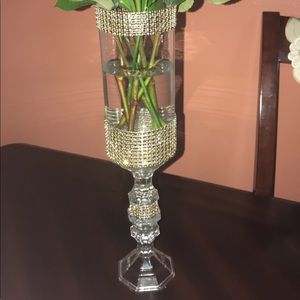 Glass Candle Holder